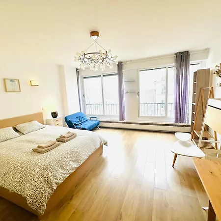 Deluxe Studio 650M Near Arc De Triomphe 파리